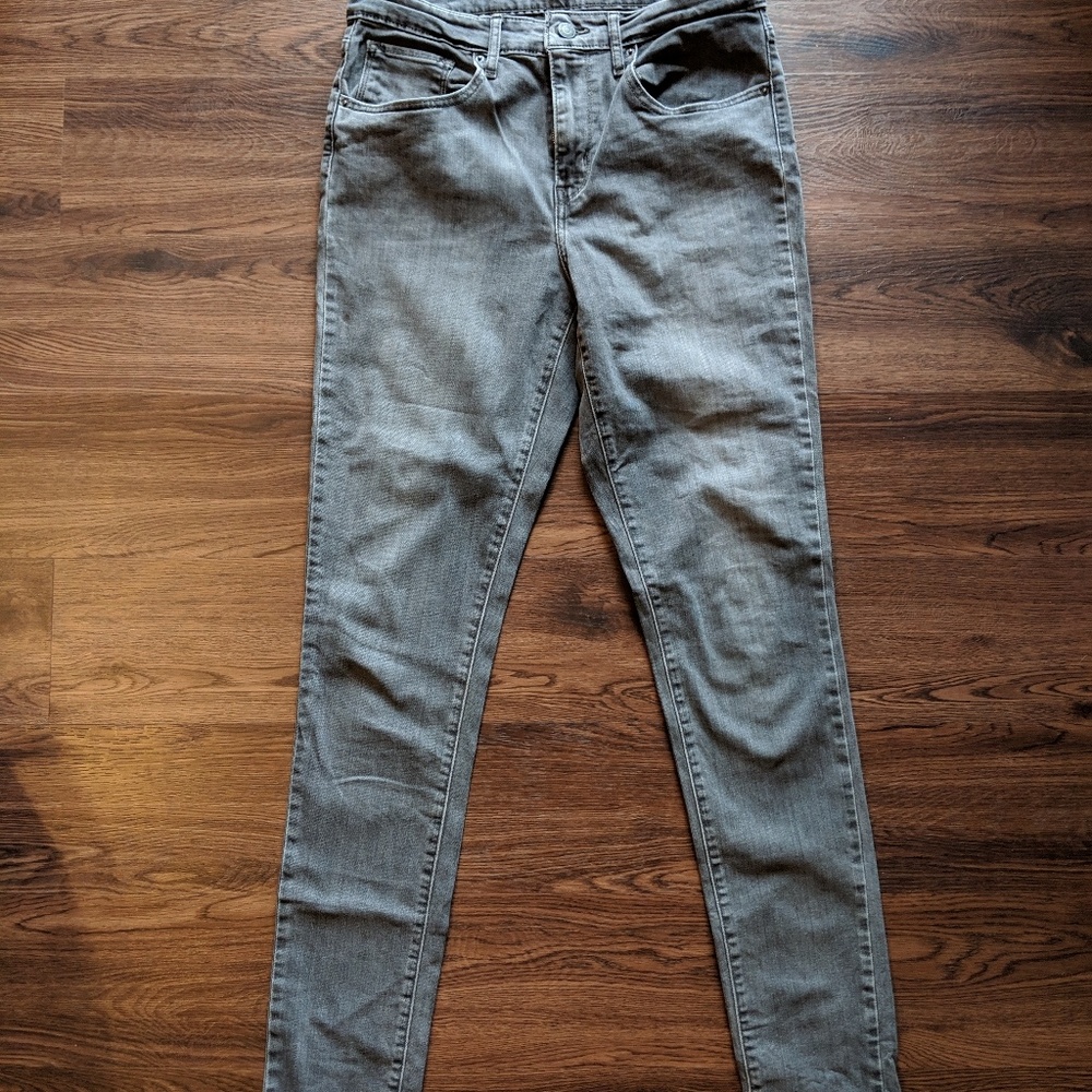 Levi Strauss high rise skinny jeans